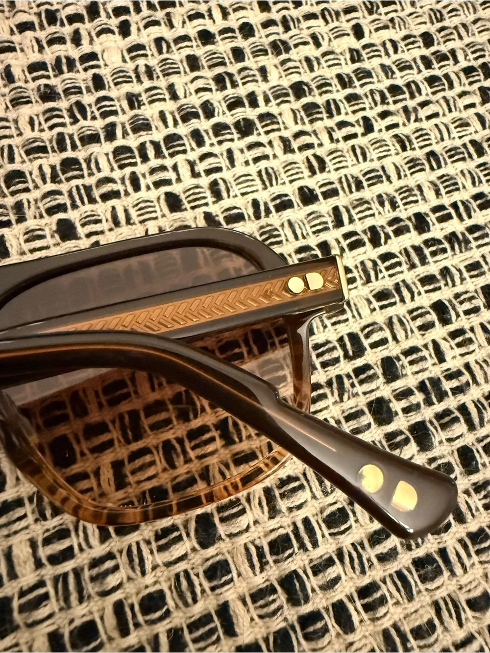 Fraser Aviator Sunglasses from Oscar Deen in Mocha Chocolate Fade Brown